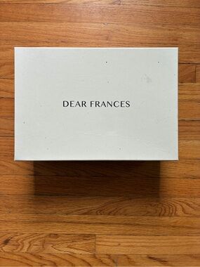 Dear Frances Cream Box with Black Logo